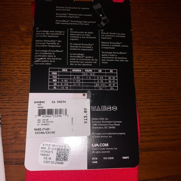 New under armour performance socks. - Picture 4 of 4